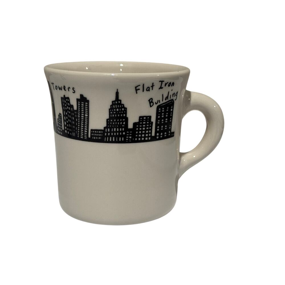 Homer Laughlin NYC Twin Towers Skyline Diner Mug